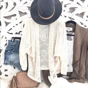 Lace boho cardigan/shrug from Nordstrom